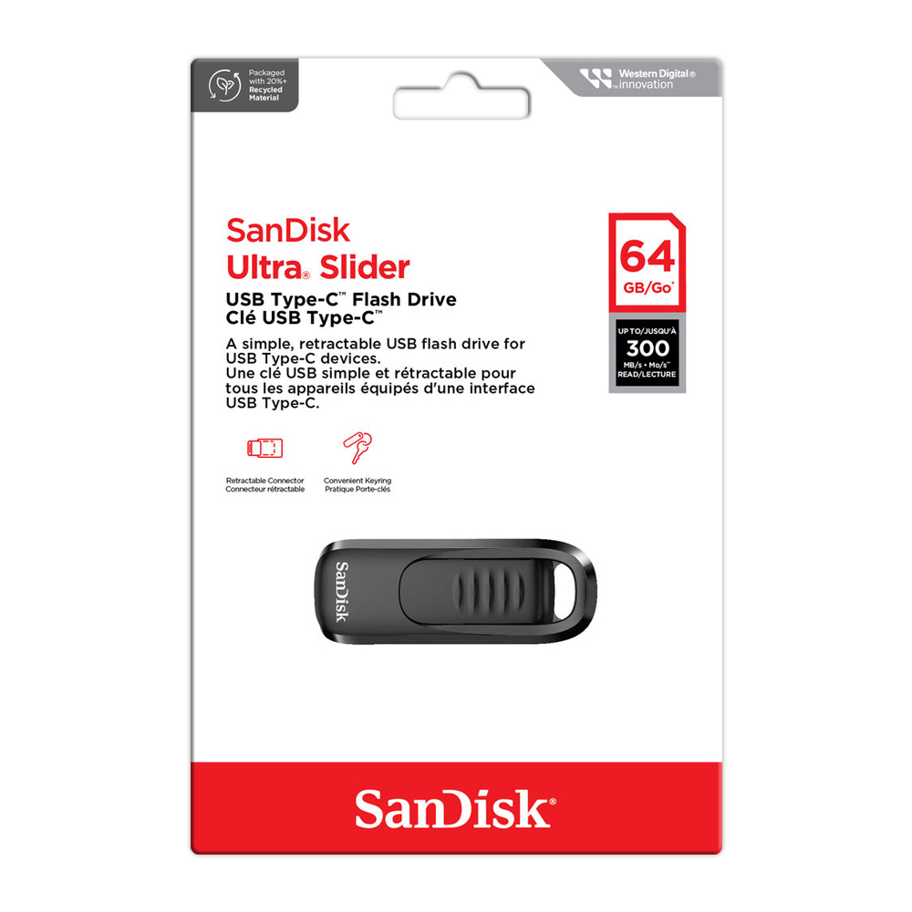 SanDisk Ultra Slider CZ480 64G USB Type-C, , large