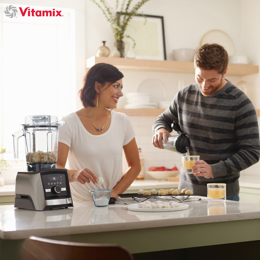 【美國Vitamix】Ascent領航者全食物調理機 智能x果汁機 尊爵級-A3500i-髮絲銀(官方公司貨)-陳月卿推薦, , large