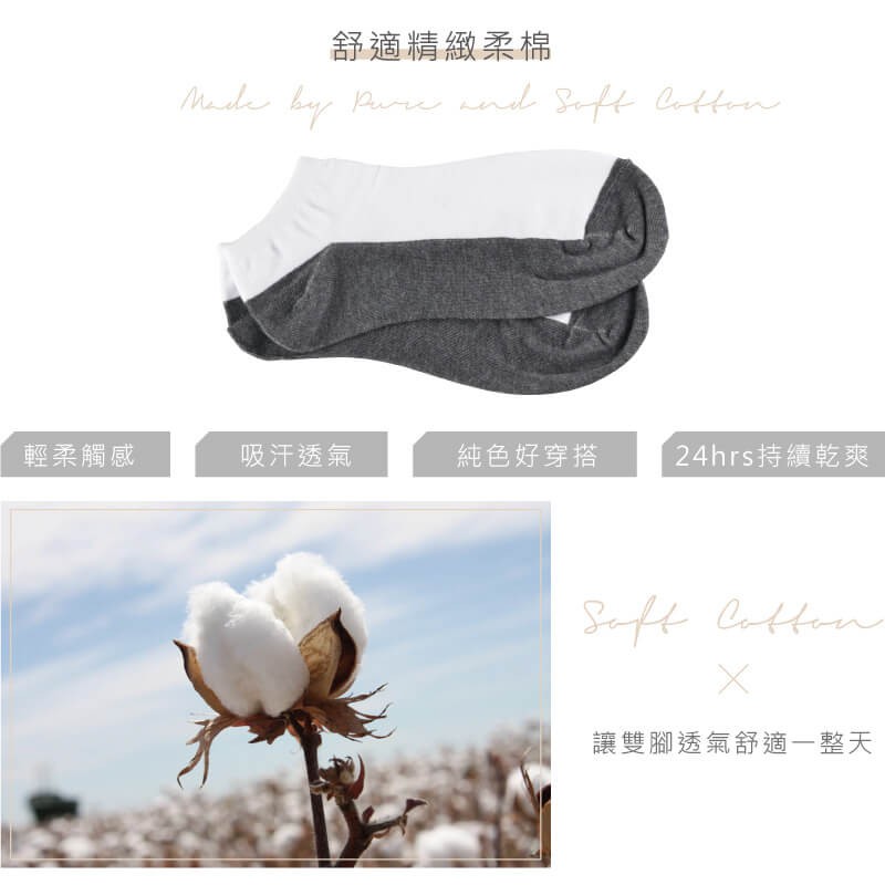 【現貨】MIT台灣製 萊卡細針編織學生襪-短襪 船襪 P280, , large