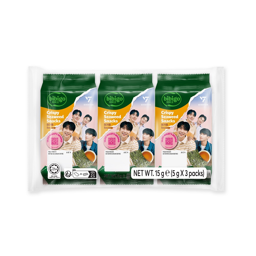 bibigoSEVENTEEN Seaweed Original Flavor, , large