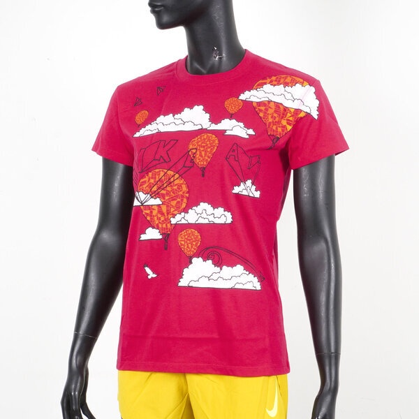 Nike [co]+LAB [148647-623] 女 短袖 上衣 T恤 休閒 積木熊 紅 [CO], , large