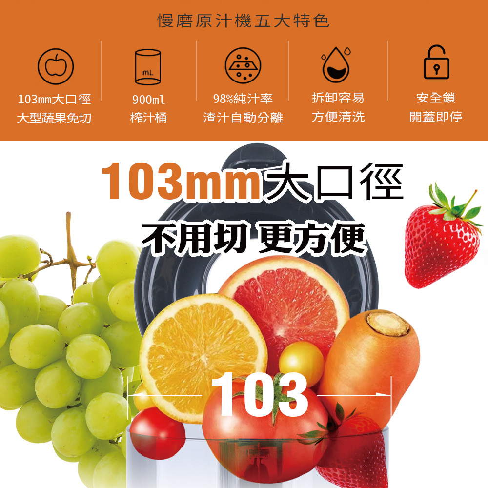 POLAR 普樂 萃取慢磨原汁機 PL-6125, , large