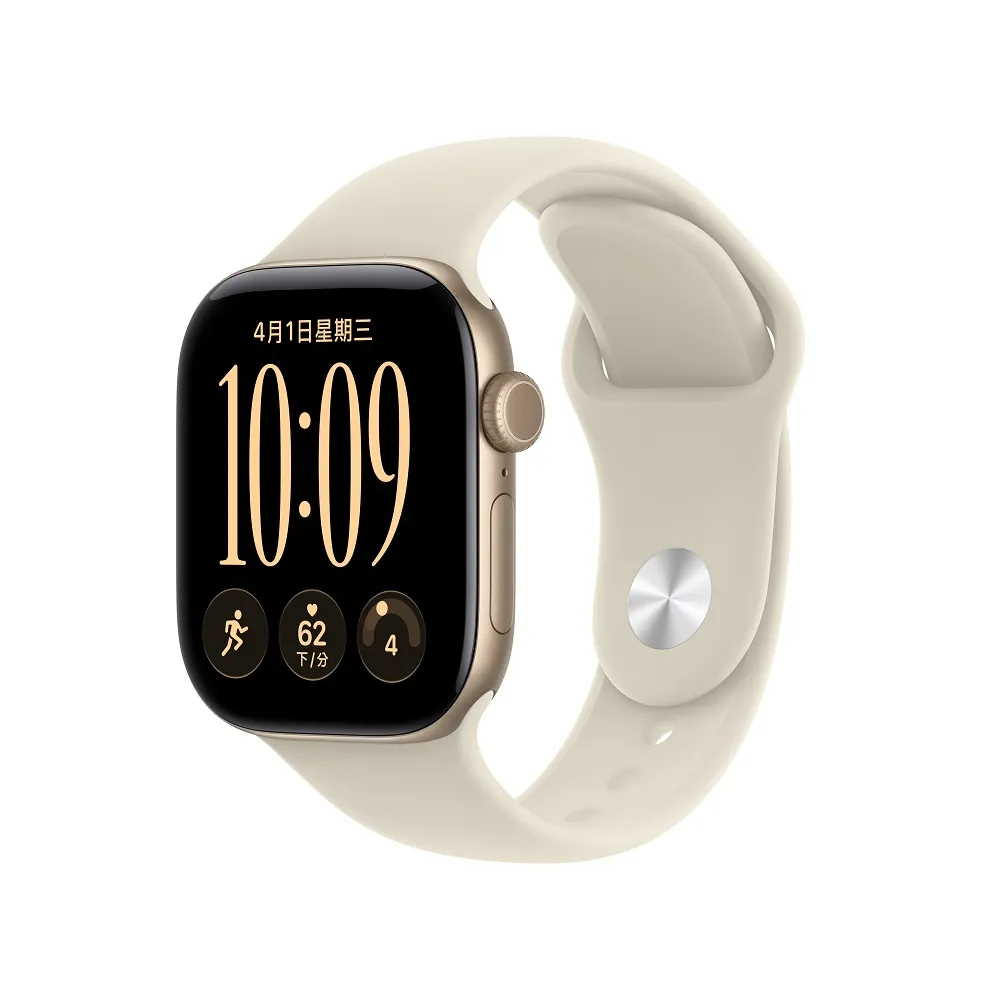 Apple Watch Series 12 GPS 42mm 鋁金屬錶殼搭配運動型錶帶＋ 專用 (錶貼 & 錶套), , large