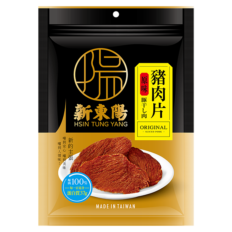 新東陽原味豬肉片90G, , large