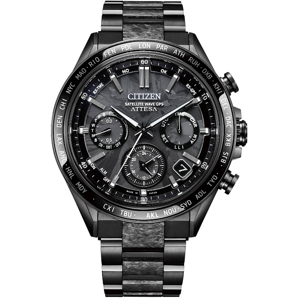 CITIZEN 星辰 HAKUTO-R限定款 限量 鈦 GPS衛星對時光動計時手錶 CC4067-66E, , large