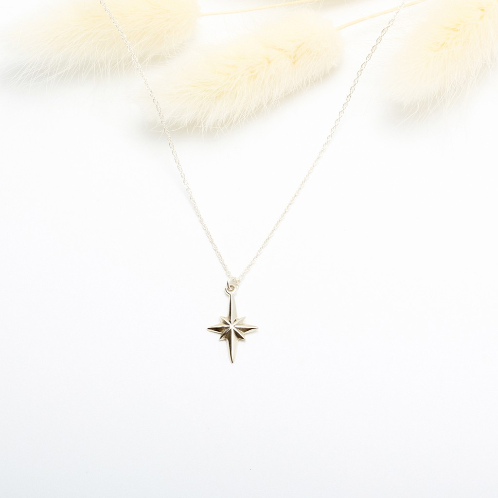 【Angel & Me】Hope North Star Polaris s925 sterling silver necklace birthday gift, , large