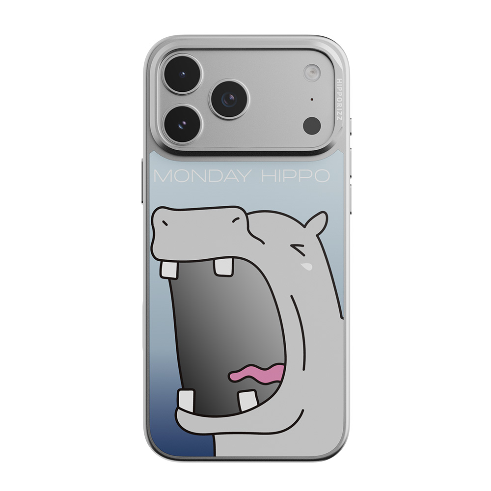 【HIPPORIZZ】iPhone 17 Pro Max Mirra鏡⾯磁吸⽀架殼 哈欠, , large