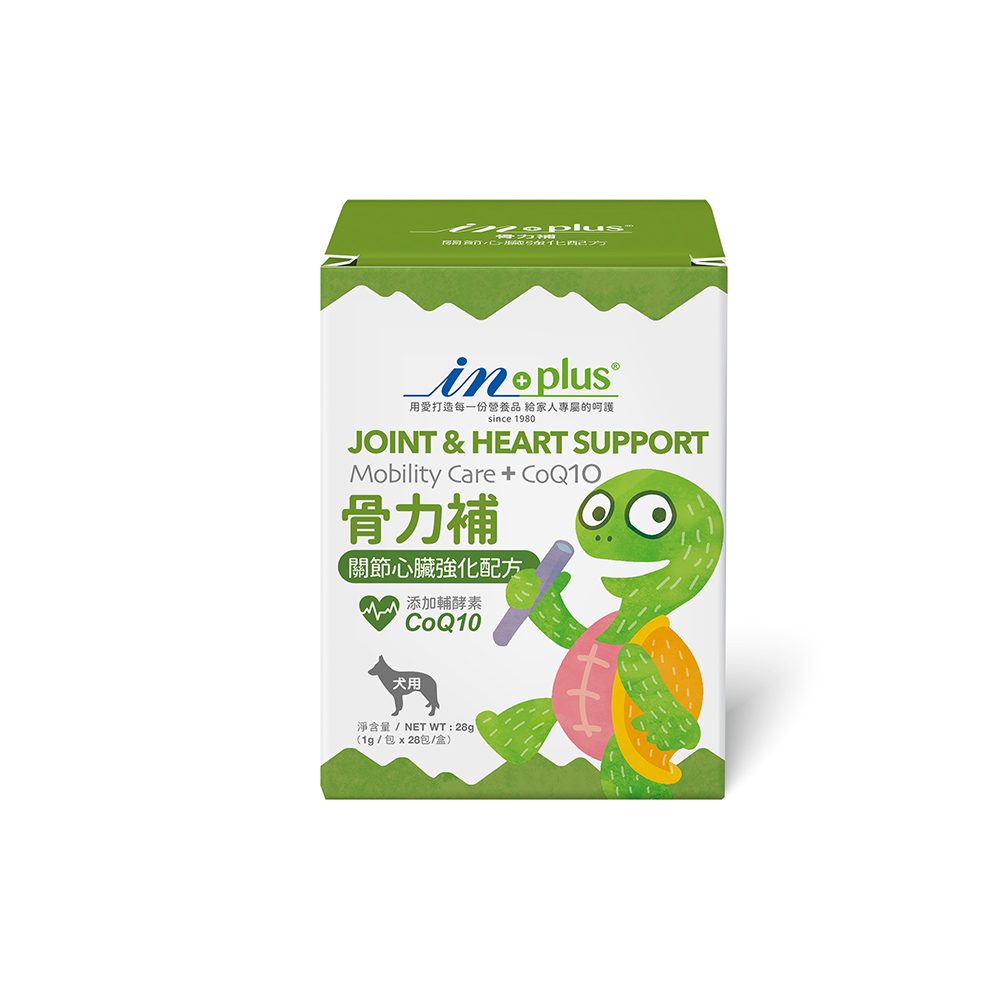 【IN-Plus】骨力補 關節心臟強化配方1gx28包(全齡犬/寵物保健/關節保健/心臟保健), , large