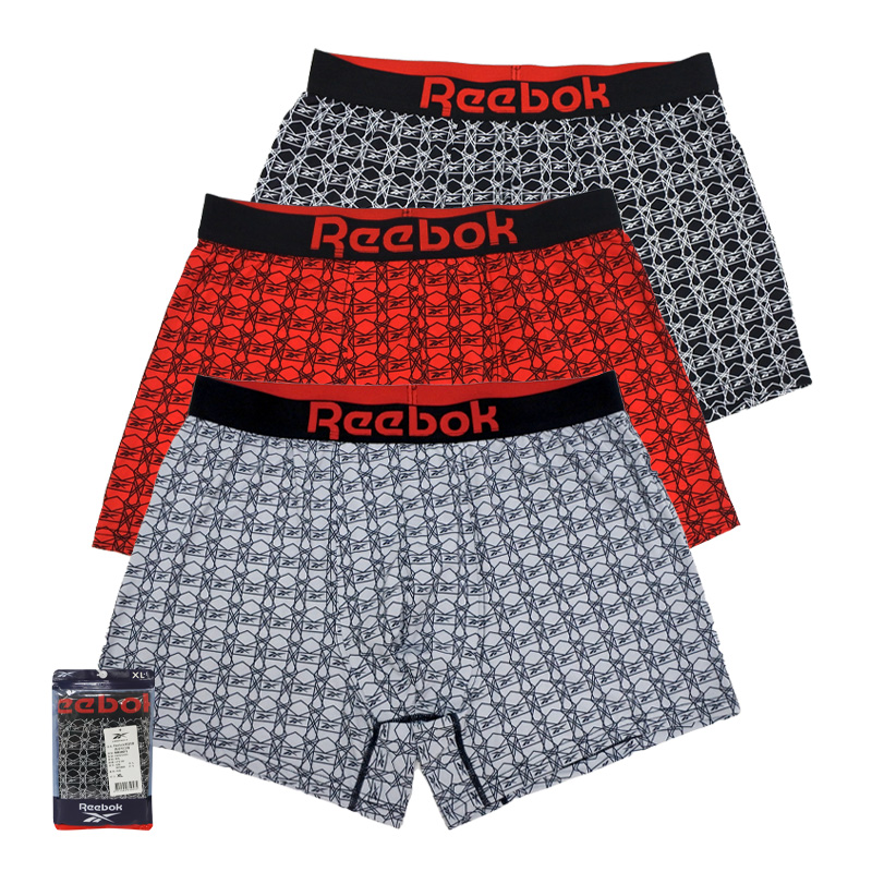 Reebok男舒膚清涼平口褲, , large