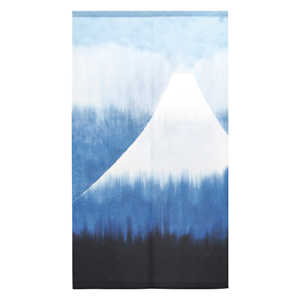 日本製【コスモ】長門簾《寧靜富士山》, , large
