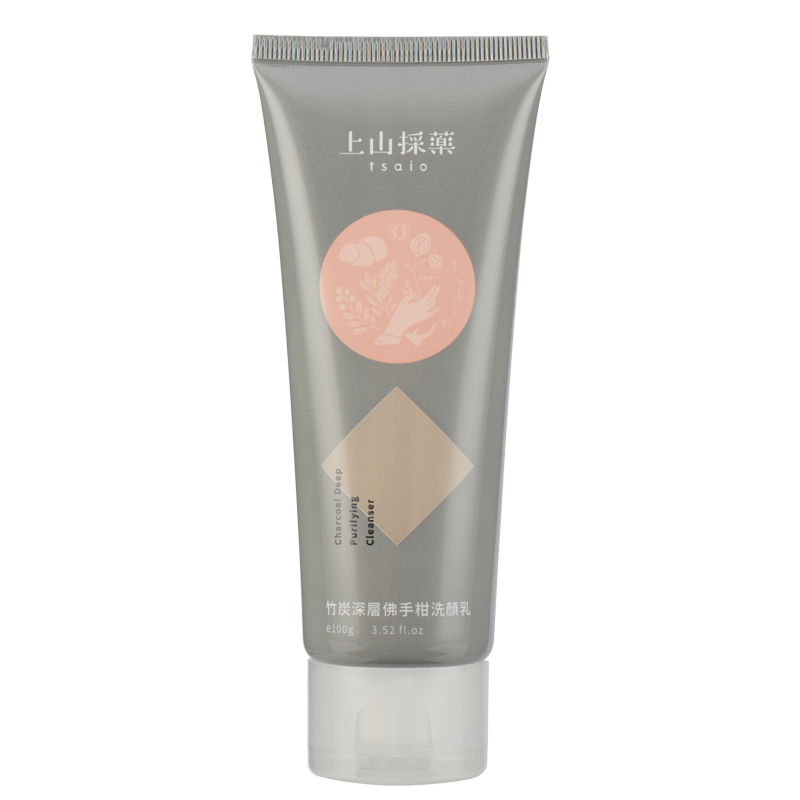 上山採藥竹炭深層佛手柑洗顏乳100g, , large