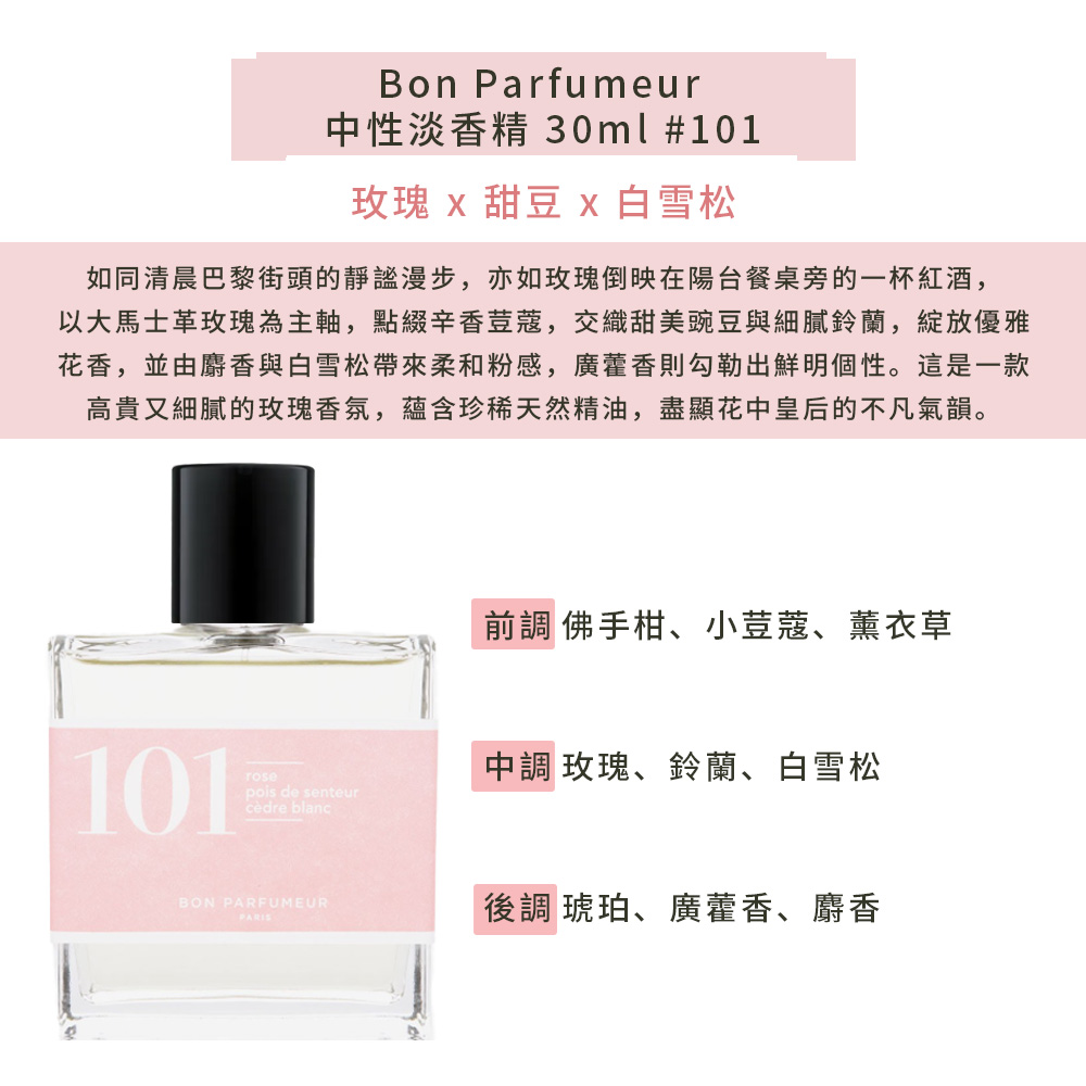 【Bon Parfumeur】 中性淡香精 30ml, , large