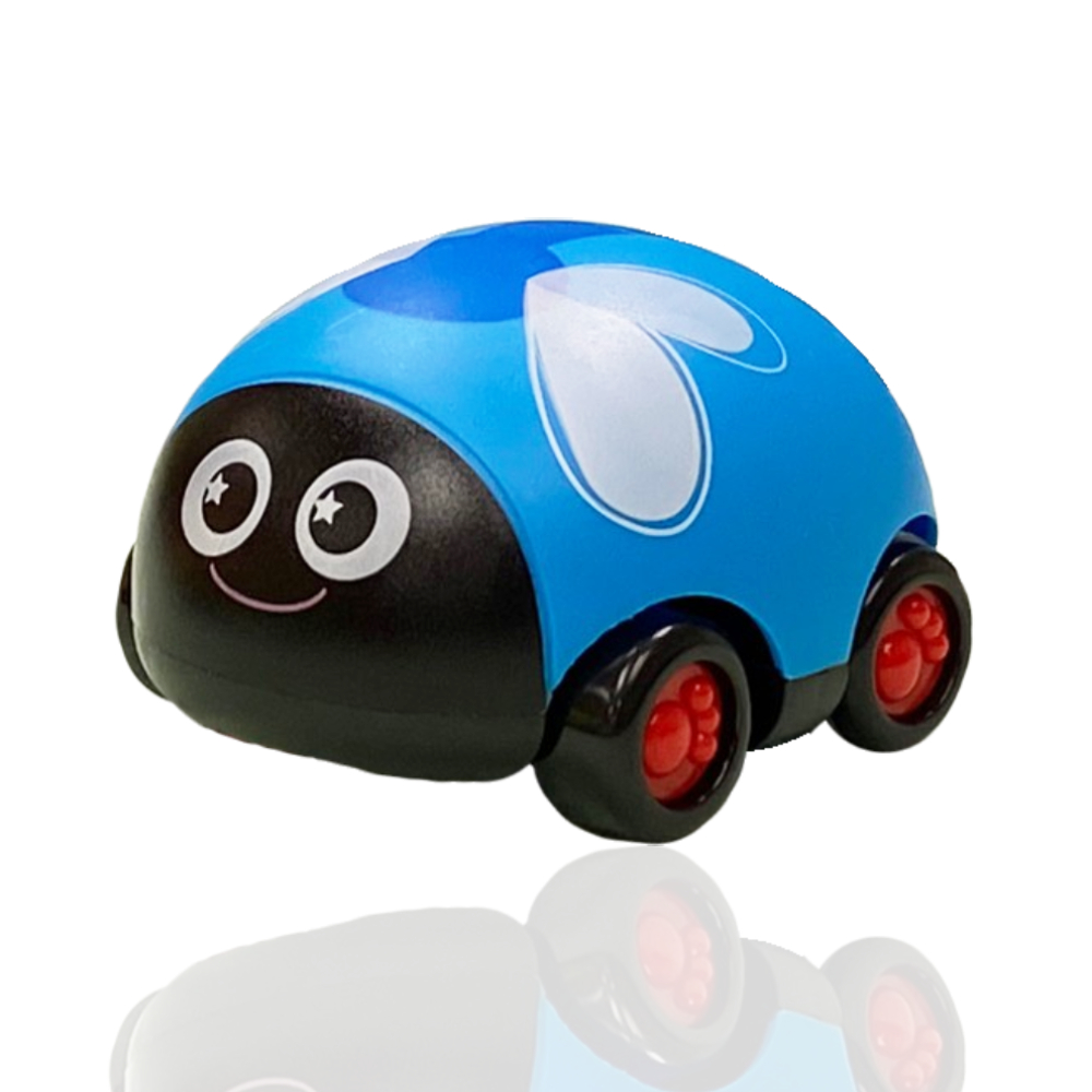 Pull Bcak Car Toy Cow, , large