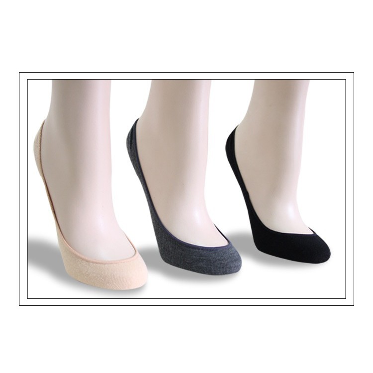 【D&G】純棉素面襪套<灰>DS136 女襪 襪子 隱形襪, , large