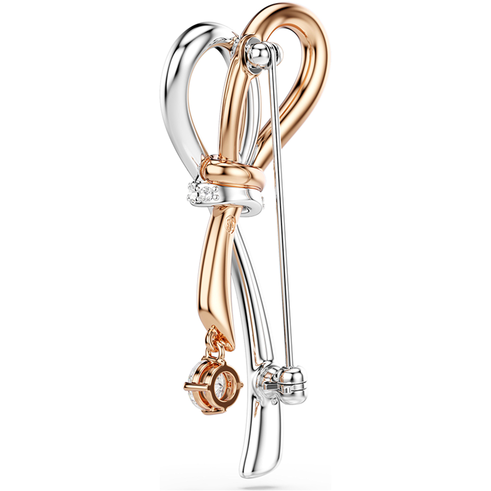SWAROVSKI 施華洛世奇Hyperbola 蝴蝶結輕奢水晶胸針 送禮 禮物 推薦(5753328), , large