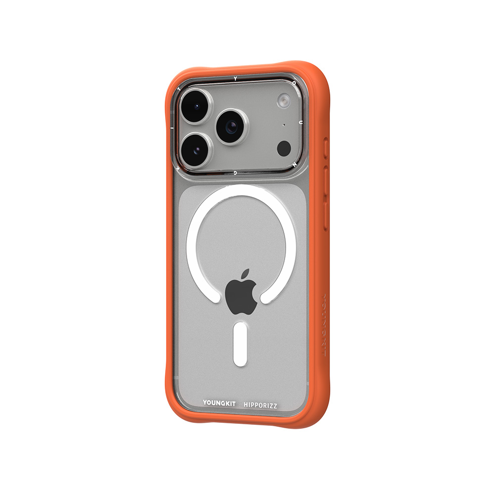 【HIPPORIZZ】iPhone 17 Pro Youngkit Swapit 活力橙矽膠磁吸保護殼, , large