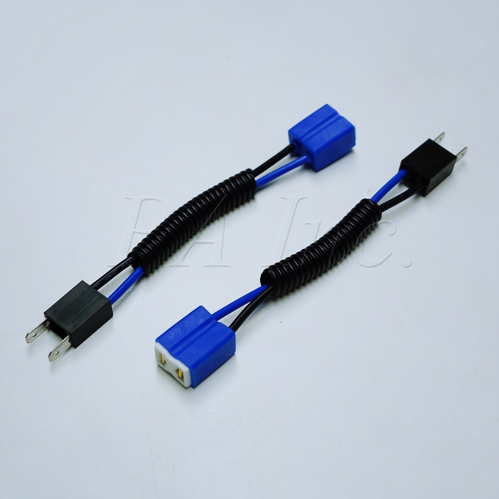 【PA LED】H7 霧燈 大燈 汽車 貨車 大客車  耐高溫 陶瓷燈座 高瓦數燈泡必備 加粗線組 非對接 對接式, , large