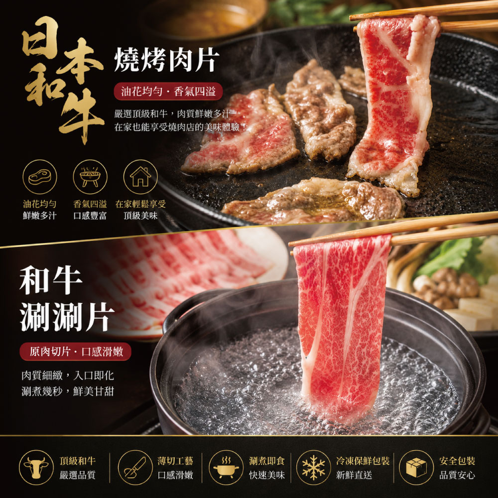 約克街肉鋪 日本Ａ5極饌和牛燒肉片1盒（100g&plusmn;10%/盒）_任選, , large