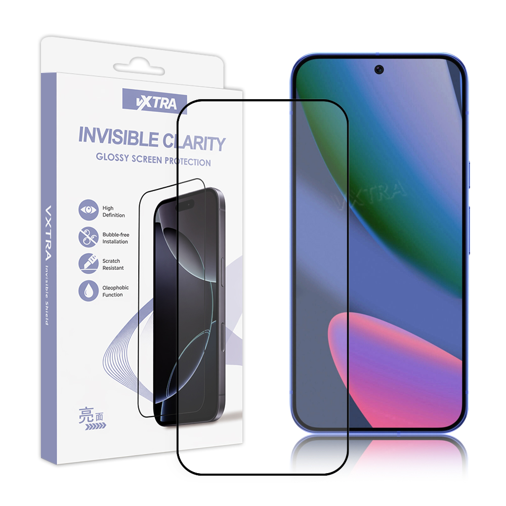 VXTRA 全膠貼合 Google Pixel 11 Pro XL 滿版疏水疏油9H鋼化頂級玻璃貼 保護貼(黑), , large