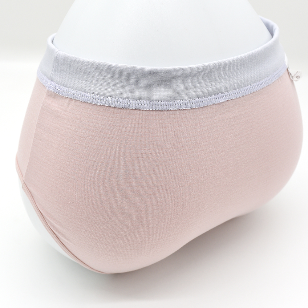 【minihope美好的親子生活】銀纖維抗菌內褲-少女三角(40-70kg)-沙粉, , large