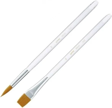 【 Pentel 飛龍 】水晶桿畫筆 圓頭.平頭 /支 圓頭ZBNT1-10、平頭ZBNT2-10  -  多款可選, , large