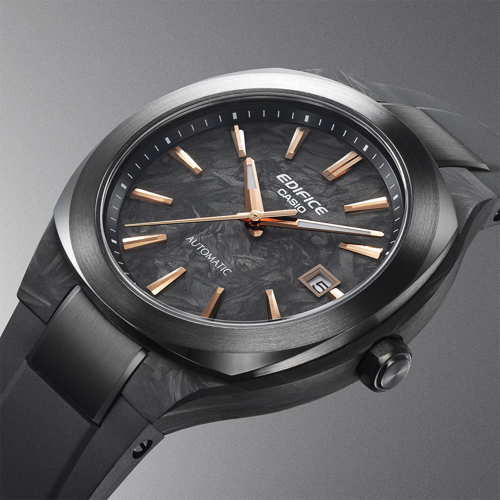 CASIO 卡西歐EDIFICE 賽車運動鍛造碳機械錶 手錶-38mm 送禮 禮物 推薦(EFK-200XPB-1A), , large