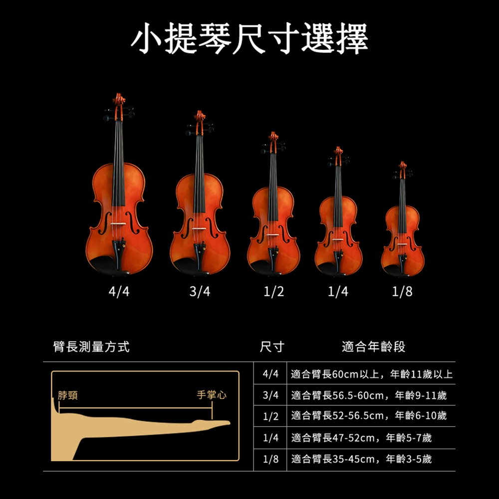 Franz Sandner SV-3 小提琴 四種尺寸【敦煌樂器】, , large