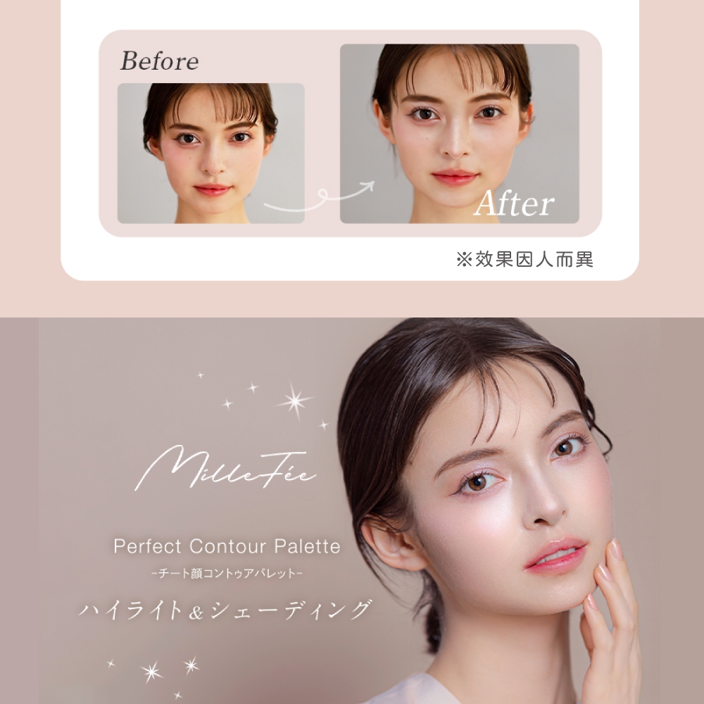 【千康購物網】MilleF&eacute;e 心機修容盤-01暖色調, , large