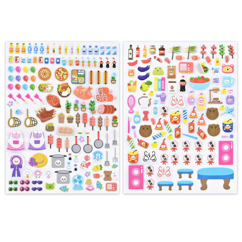 [風車圖書] FOOD超人市集泡泡貼紙書, , large