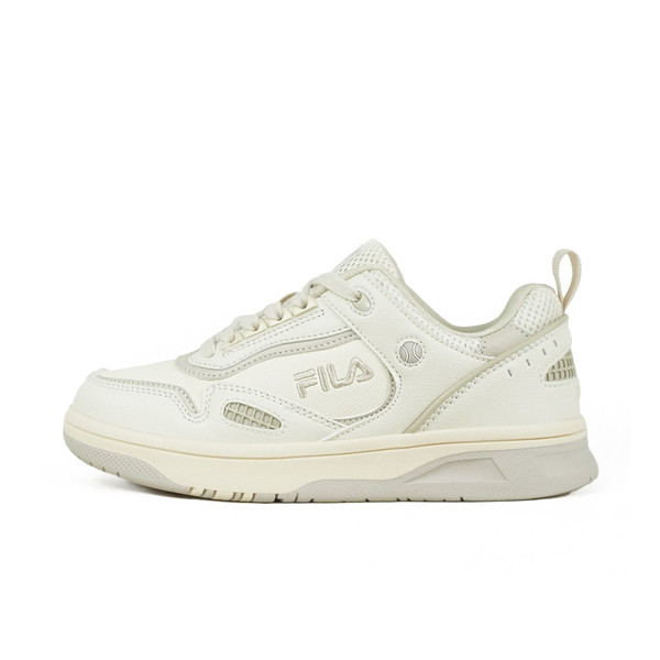 Kixpress-Fila Tennis Ball 女 運動休閒鞋 舒適 穿搭 米 [5-C943Z-777], , large