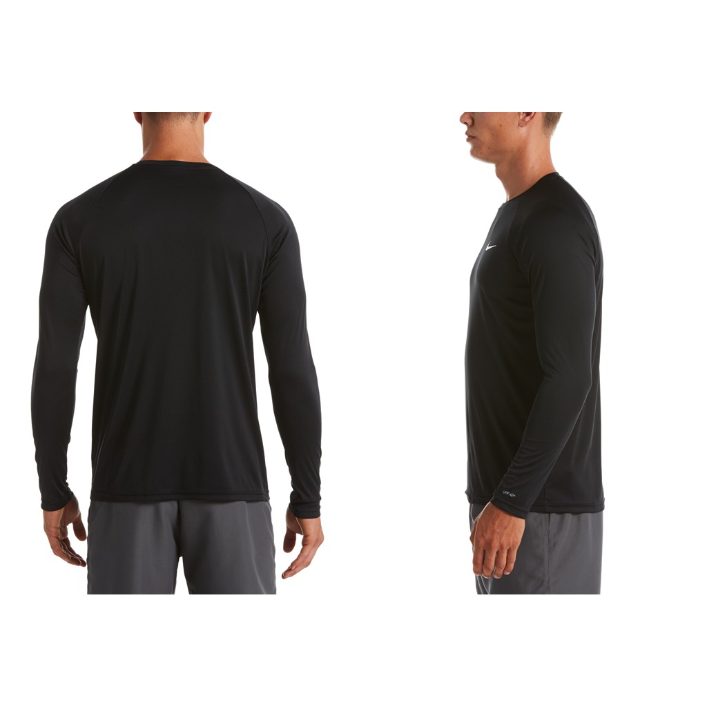 NIKE Essential 成人男性長袖防曬衣 長袖上衣 抗UV UPF 40+ DRI-FIT NESSA587, , large
