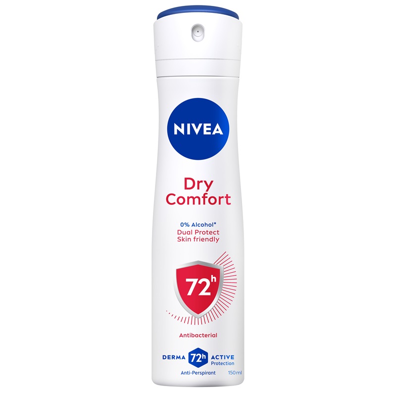 NIVEA Deodorant Dry Comfort Spray 150ml, , large