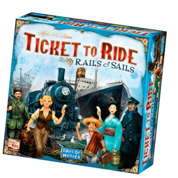 【Asmodee】鐵道任務：鐵路&海路 Ticket to Ride Rails & Sails 英文版｜經典鐵路桌遊, , large