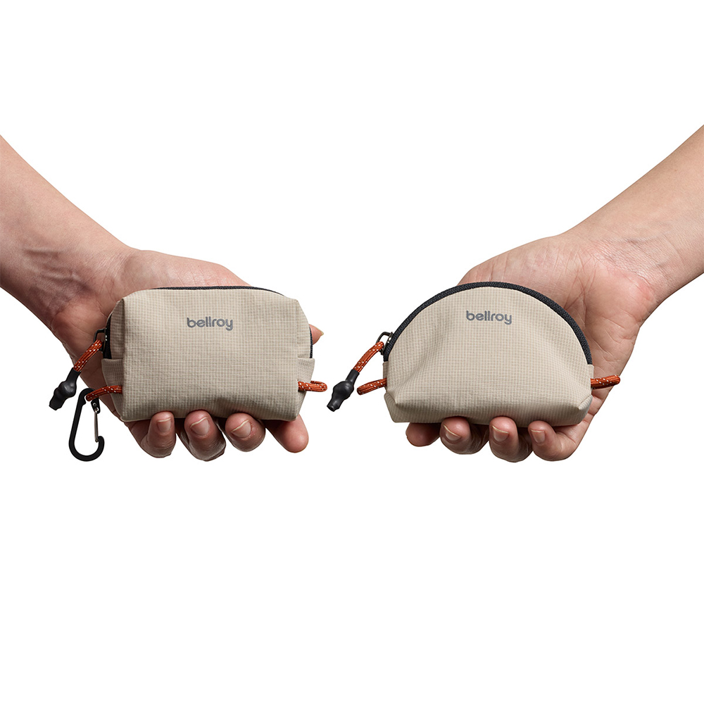 Bellroy Lite Pocket Trio 輕量收納包三件組 耳機包 收納掛件 吊飾包 零錢包 禮物 送禮 推薦(灰白色), , large