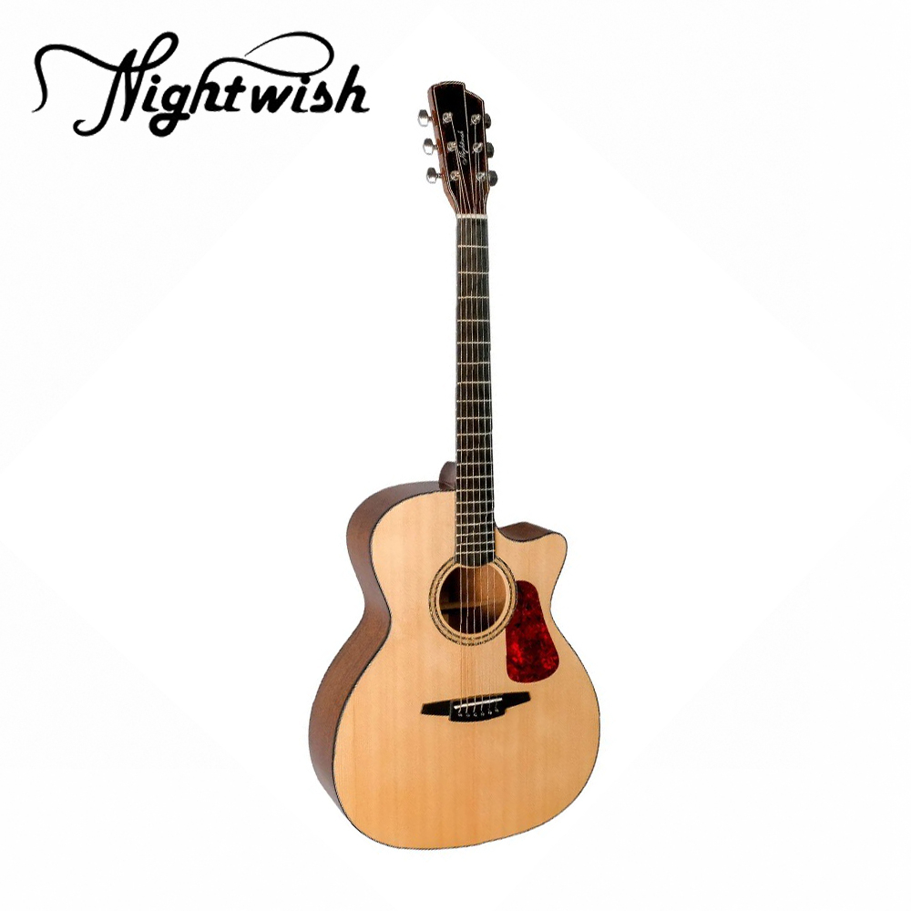Nightwish NW-N5GC 面單西堤卡雲杉木 木吉他 民謠吉他【敦煌樂器】, , large