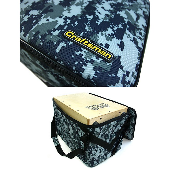 匠 Craftsman BCJR-DCN 雙後背式木箱鼓袋 迷彩款【敦煌樂器】, , large