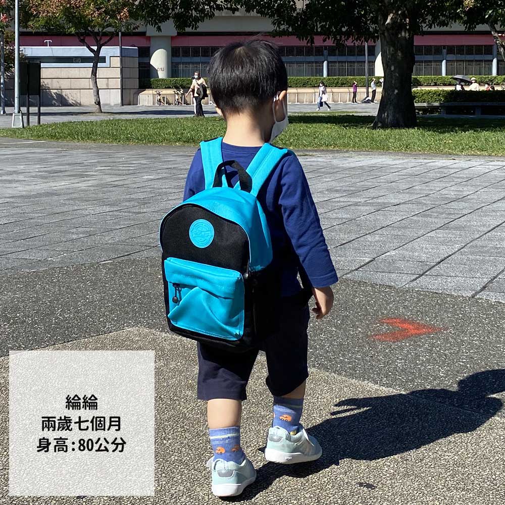 SOLIS 調色盤系列 休閒迷你後背包-幼童款-S號-鳥藍/黑, , large