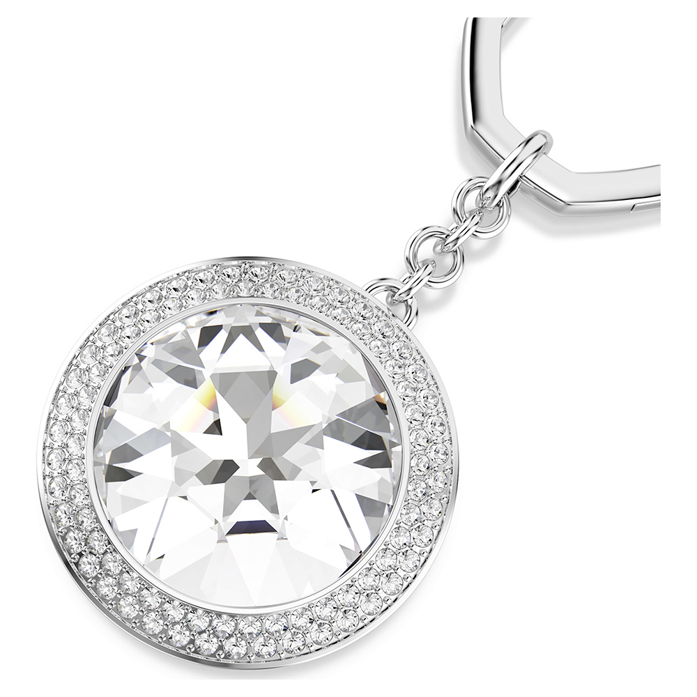 SWAROVSKI 施華洛世奇 Una 圓潤耀眼大水晶鑰匙圈 鑰匙扣 送禮 禮物 推薦(5763032), , large