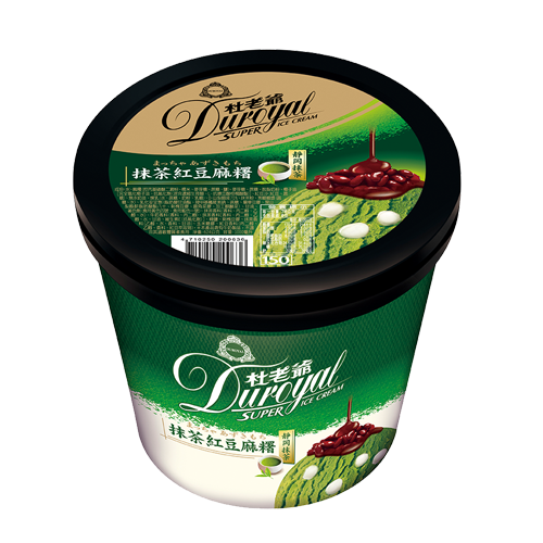 Duroyal Matcha red beans Mochi ice cream, , large