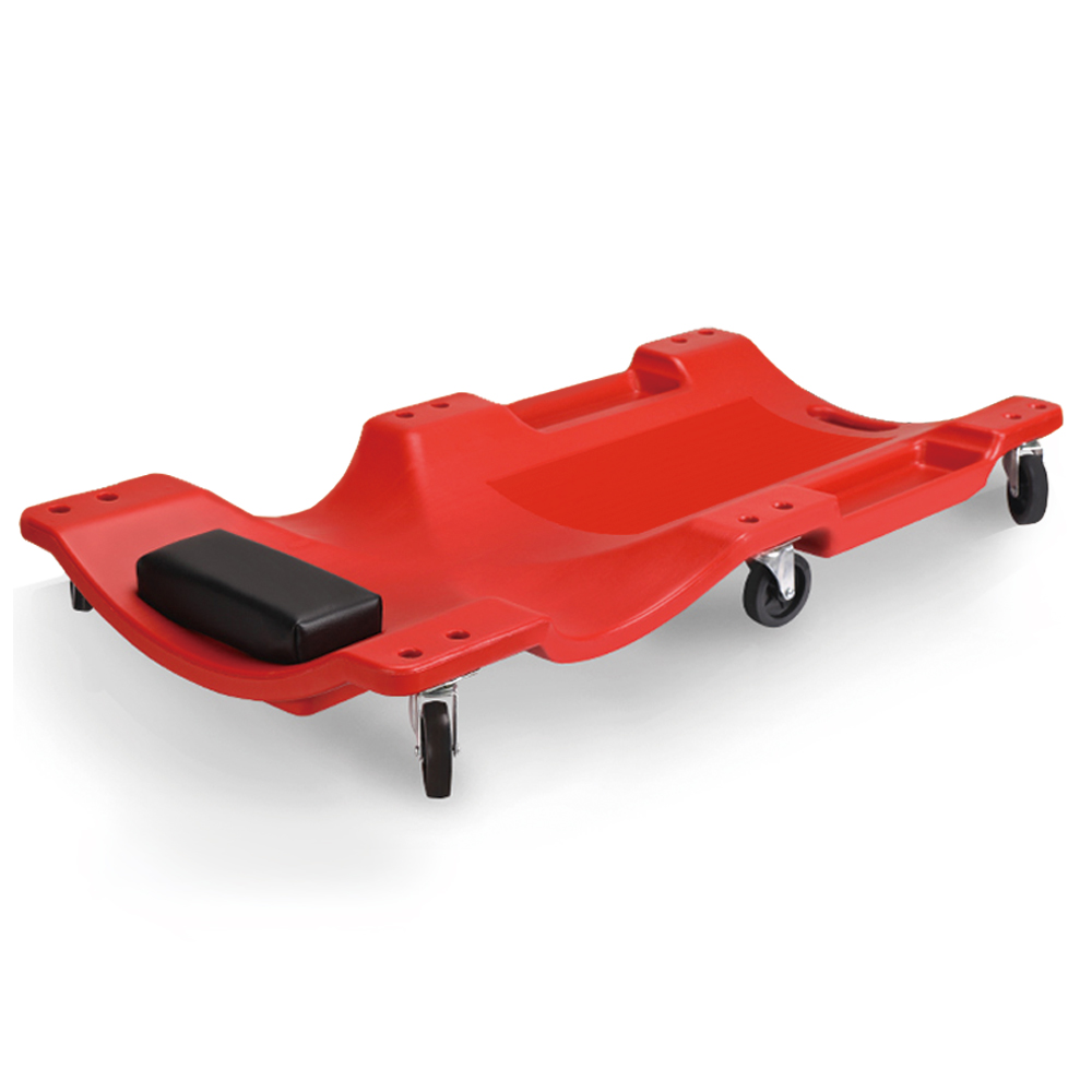 【車的背包】汽車維修躺板40吋-紅(車底維修/帶輪維修躺板), , large