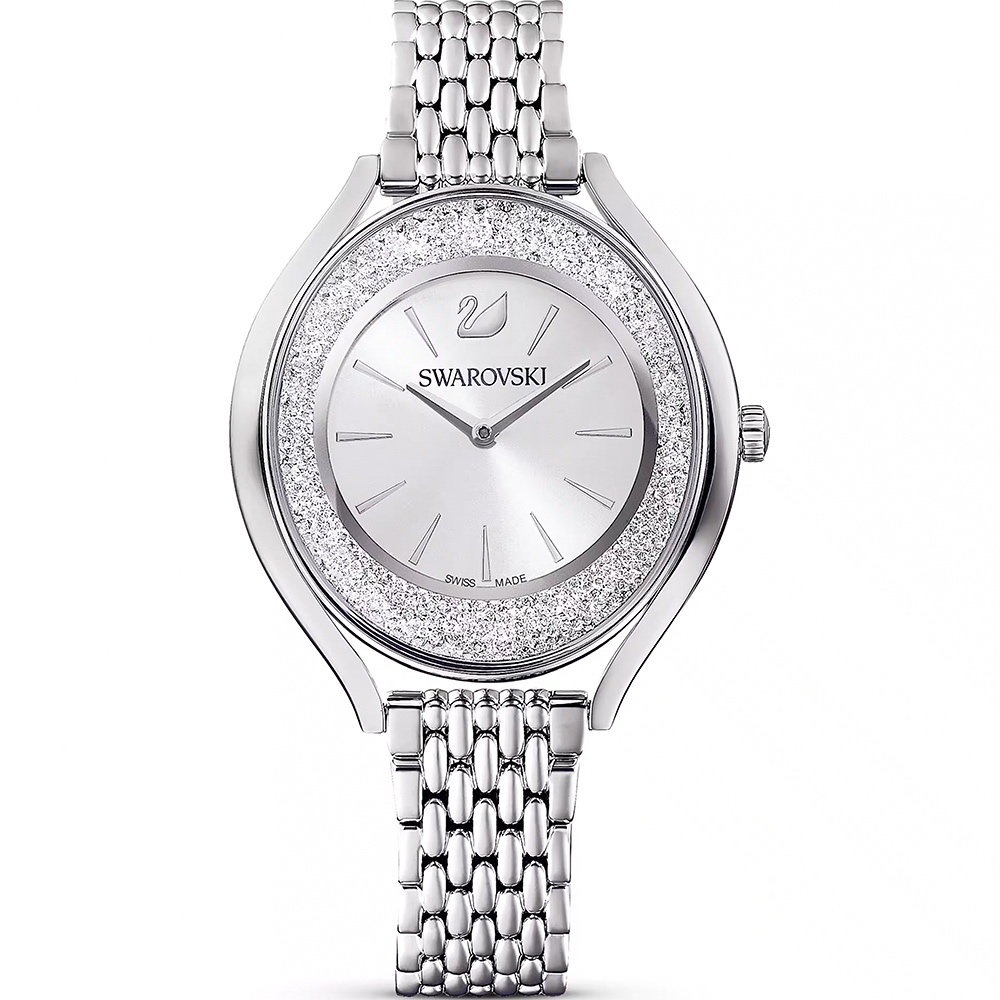 SWAROVSKI 施華洛世奇 Crystalline Aura 奢華水晶女錶 手錶-35.5mm(5519462), , large