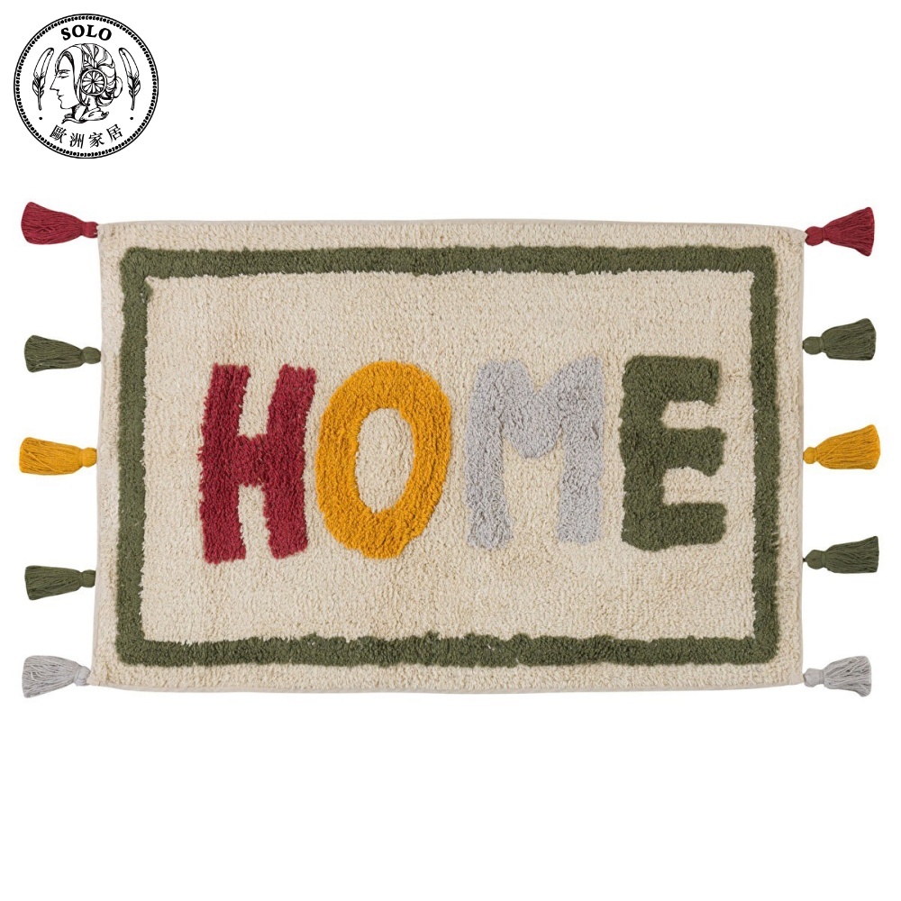 【SOLO歐洲家居】LCW Home 50x80CM 吸水地墊 歡迎回家, , large