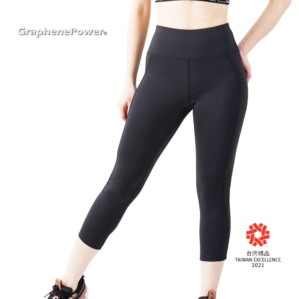 GRAPHENE 3/4 SHAPING LEGGINGS / XS, , large