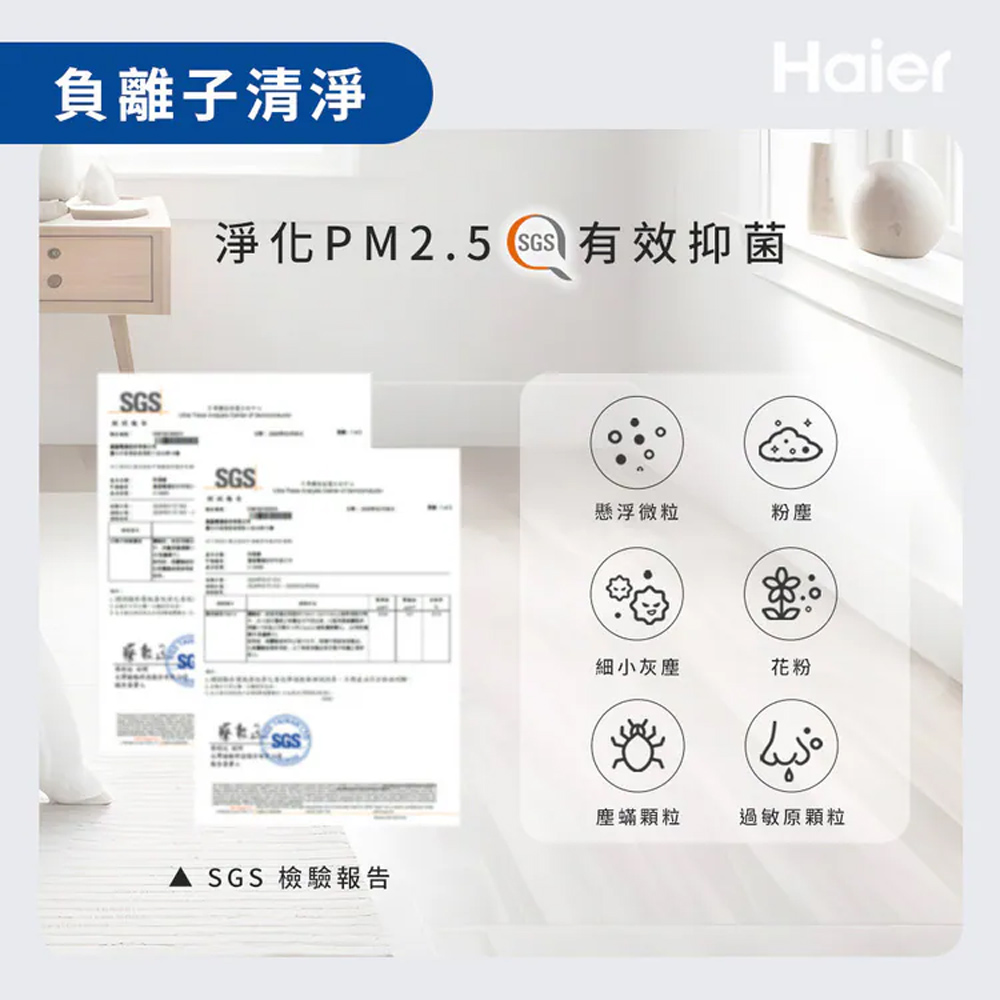 Haier 海爾 12公升 一級能效 負離子清淨除濕機 H12WN【福利品】, , large