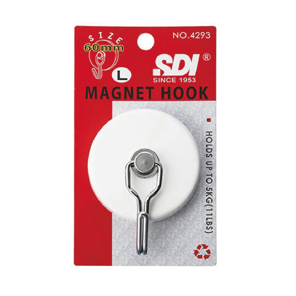 【SDI 手牌】超級強力 磁鐵 掛勾 大 直徑60mm / 個 4293, , large