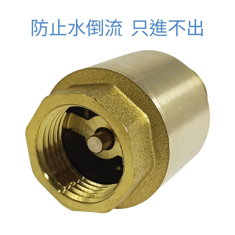 Silent check valve head 6 points 120 grams copper core check valve DN20, , large