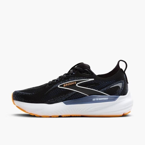 Brooks Glycerin Gts 22 男 慢跑鞋 寬楦 彈力 支撐 緩震 黑 [1104462E013], , large