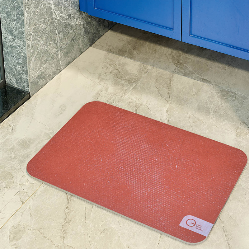 【Monster】Thick Soft Diatomaceous Earth Absorbent Mat &ndash; Starry Vastness (60x40cm) &ndash; Exotic Rose, , large