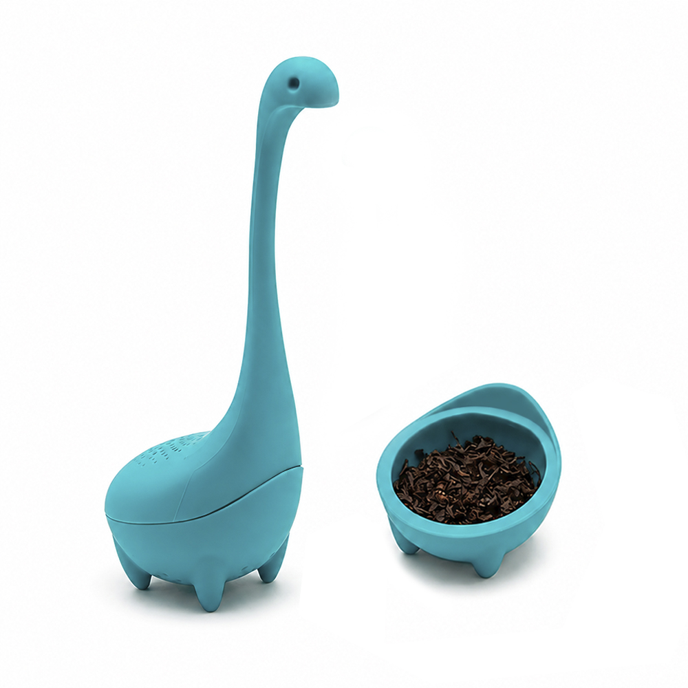 【上手家居】水怪造型矽膠茶漏(茶具/泡茶器/茶葉濾網/濾茶器/泡茶/茶葉過濾器/茶濾), , large