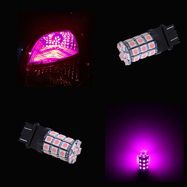 【PA LED】美規 3157 雙芯 30晶 90晶體 SMD LED 煞車燈 倒車燈 方向燈 六色可選, , large